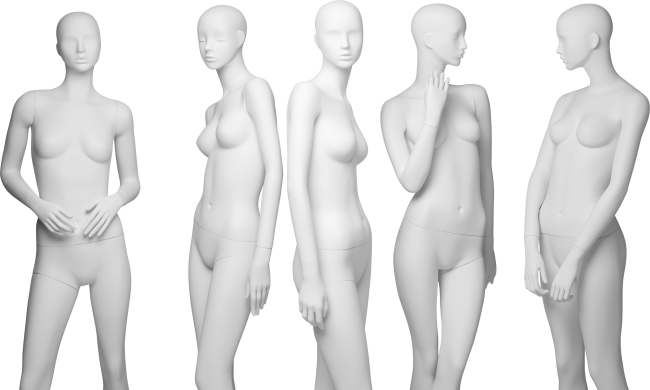 Female display mannequin - JULIE - GENESIS MANNEQUINS - fashion